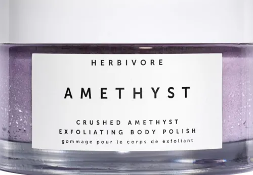 Amethyst Gemstone Body Scrub|Herbivore New