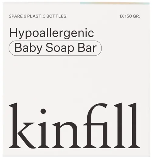 Baby Soap Bar - Unscented (Hypoallergenic)|Kinfill New