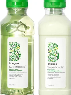 Superfoods™ Apple, Matcha + Kale Replenishing Shampoo + Conditioner Duo|Briogeo Online