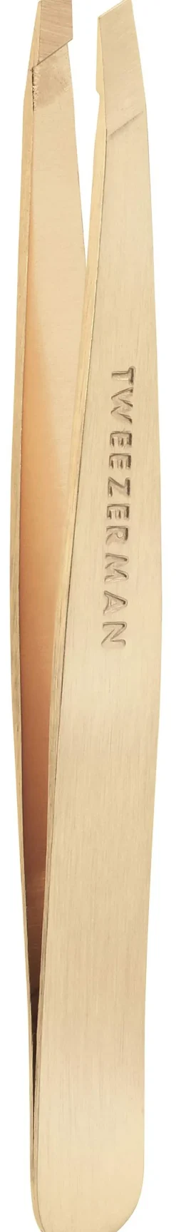 Champagne Slant Tweezer|Tweezerman Sale