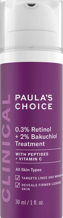 Clinical 0.3% Retinol + 2% Bakuchiol Treatment|Paula's Choice Best