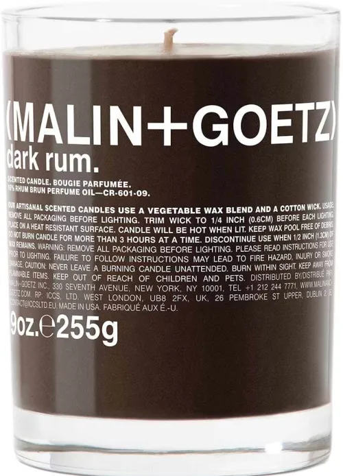 Dark Rum Candle|Malin + Goetz Best