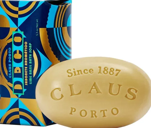 Deco Lime Basil Soap|Claus Porto Hot