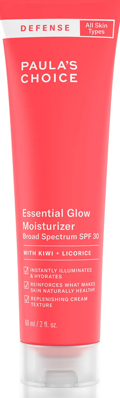 Defense Essential Glow Moisturizer SPF 30|Paula's Choice Best