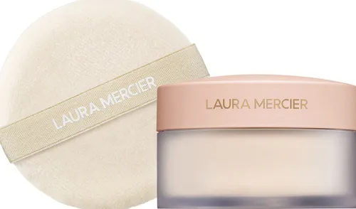 Divinely Flawless Translucent Loose Setting Powder & Puff - Ultra Blur|LAURA MERCIER Sale