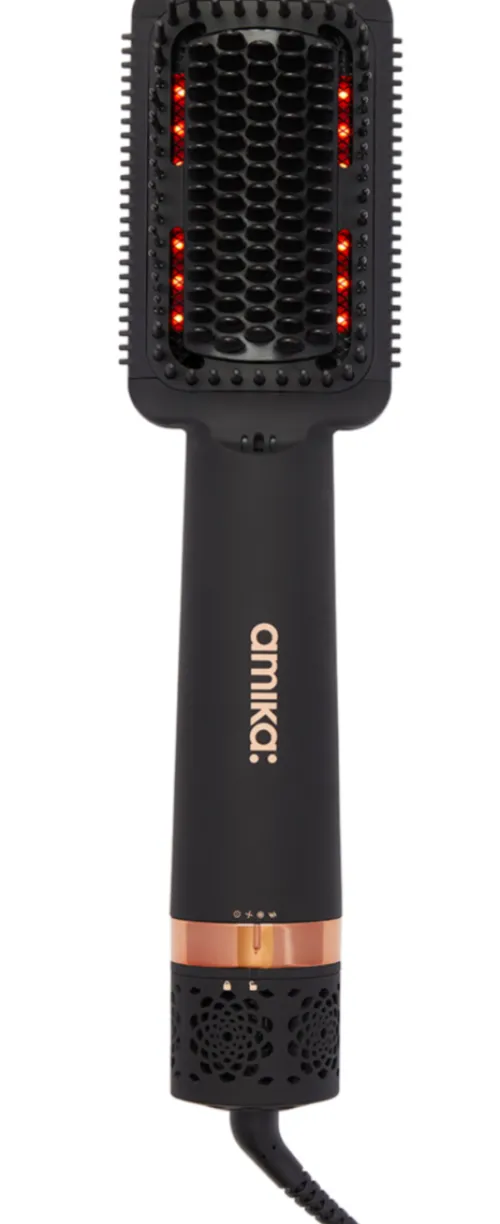 double agent 2-in-1 blow dryer + straightening brush|amika Discount