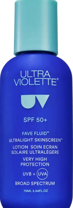 Fave Fluid SPF50+ Lightweight Fragrance-Free Skinscreen|ULTRA VIOLETTE Online