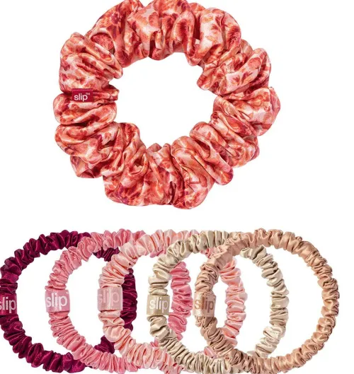 Flora Scrunchie Set|Slip Online