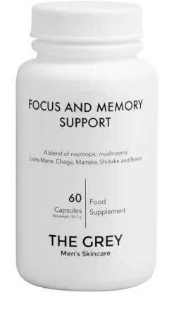 FOCUS AND MEMORY SUPPORT|The Grey Men's Skincare Hot