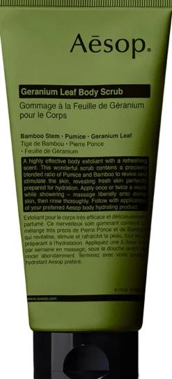 Geranium Leaf Body Scrub|Aesop Online