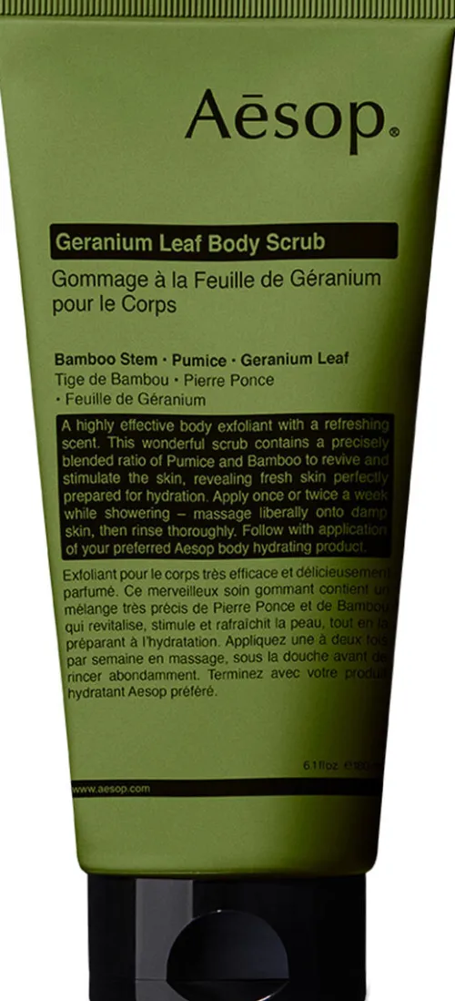 Geranium Leaf Body Scrub|Aesop Online