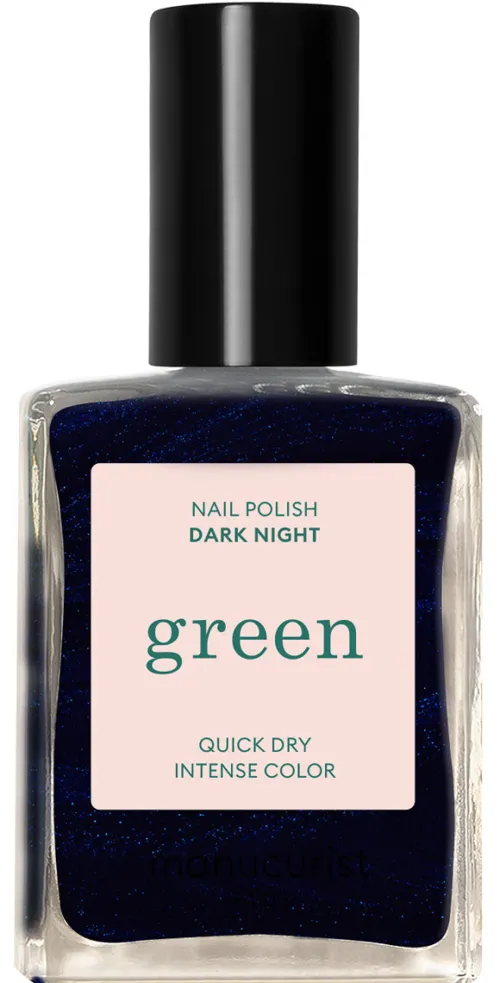 Green Nail Lacquer Dark Night|Manucurist Hot