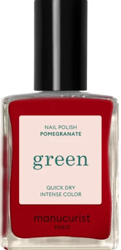 Green Nail Lacquer POMEGRANATE|Manucurist Online