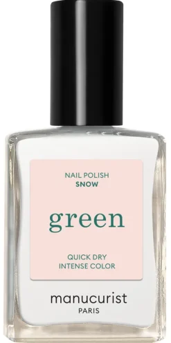 Green Nail Lacquer Snow|Manucurist Hot
