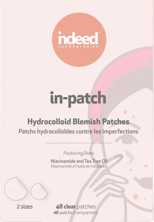 In-Patch hydrocolloid blemish patches|Indeed Labs