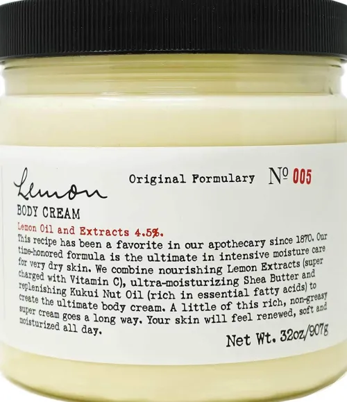 Lemon Body Cream|C.O. Bigelow Outlet