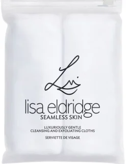 LUXURIOUSLY GENTLE CLEANSING AND EXFOLIATING CLOTHS - White|lisa eldridge