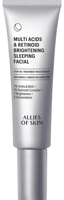 Multi Acids & Retinoid Brightening Sleeping Facial|Allies Of Skin Hot