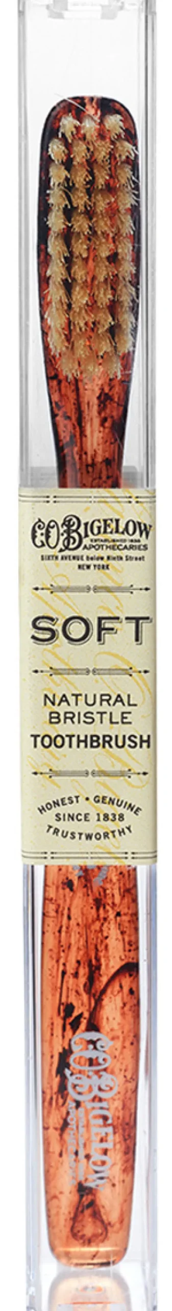 Natural Bristle Toothbrush - Tortoise|C.O. Bigelow