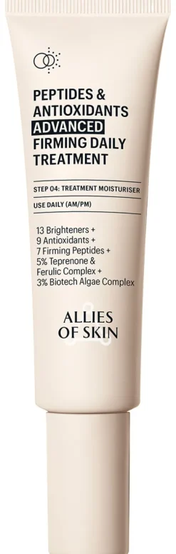 Peptides & Antioxidants Advanced Firming Daily Treatment|Allies Of Skin Sale