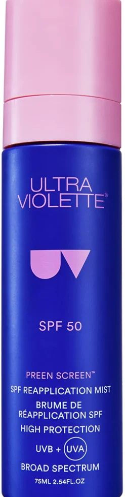 Preen Screen SPF50+ Reapplication Mist|ULTRA VIOLETTE Online