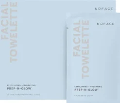 PREP-N-GLOW Cleanse + Exfoliation Cloths|NuFace Outlet