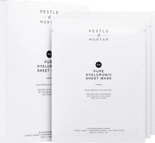 Pure Hyaluronic Sheet Mask|Pestle & Mortar Best