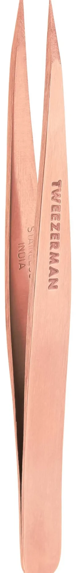 Rose Gold Point Tweezer|Tweezerman