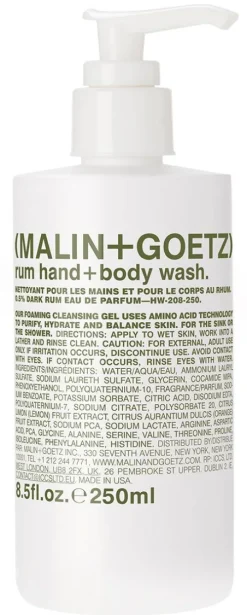 Rum Hand + Body Wash|Malin + Goetz Clearance