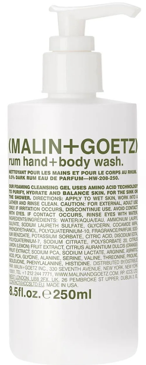 Rum Hand + Body Wash|Malin + Goetz Clearance