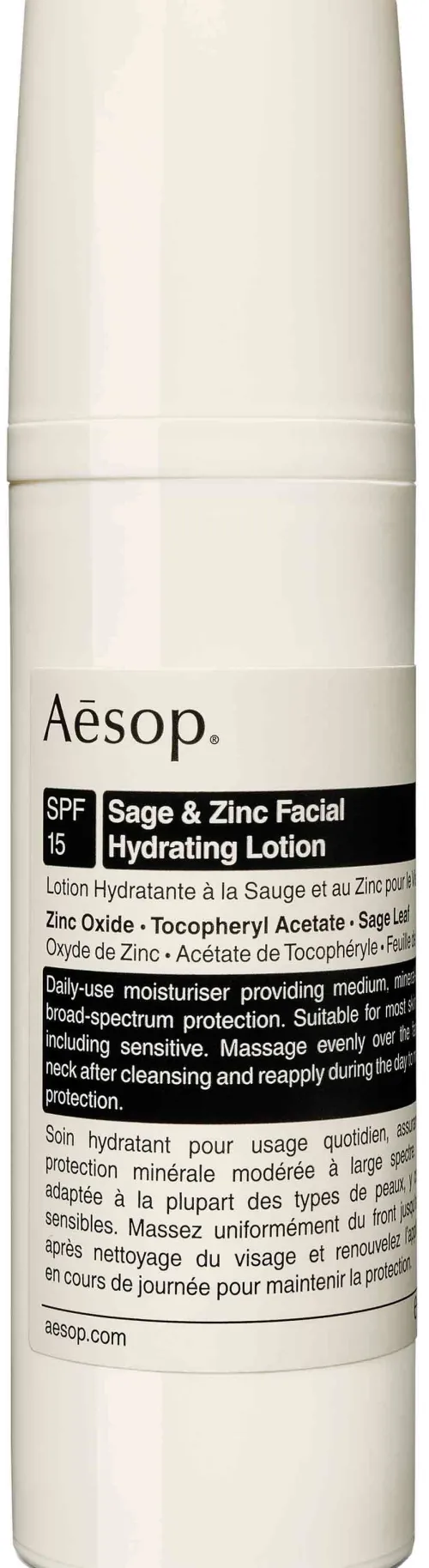 Sage & Zinc Facial Hydrating Lotion SPF15|Aesop Sale