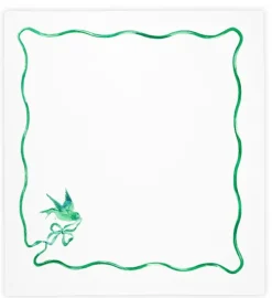 SECRET GARDEN NAPKIN - GREEN AND WHITE|AQUAZZURA CASA Outlet