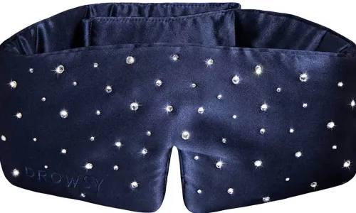 Silk Sleep Mask - Crystals by Swarovski|Drowsy Best