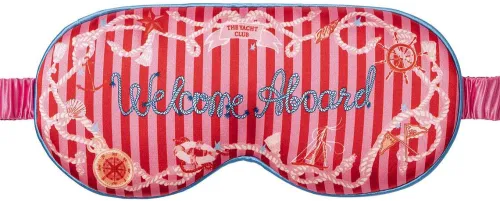 pure silk contour sleep mask - welcome aboard|Slip Online