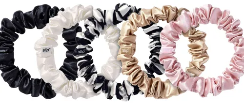 pure silk midi scrunchies|Slip Best