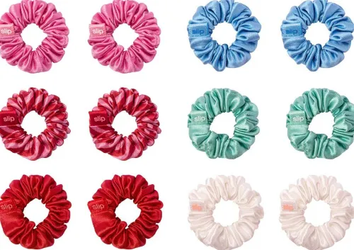 pure silk minnie scrunchies - sundown|Slip Sale