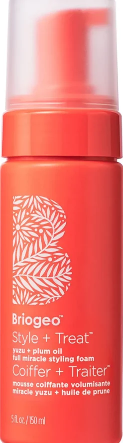 Style + Treat Yuzu + Plum Oil Full Miracle Styling Foam|Briogeo