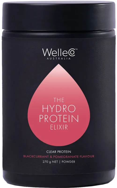 The HydroProtein Elixir - Blackcurrant & Pomegranate|WelleCo Best