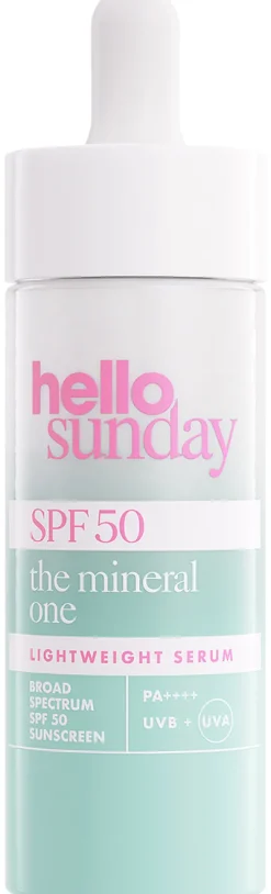 the mineral one- Lightweight Serum Drops SPF50|Hello Sunday Online