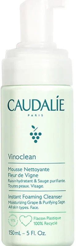 Vinoclean Instant Foaming Cleanser|Caudalie Online